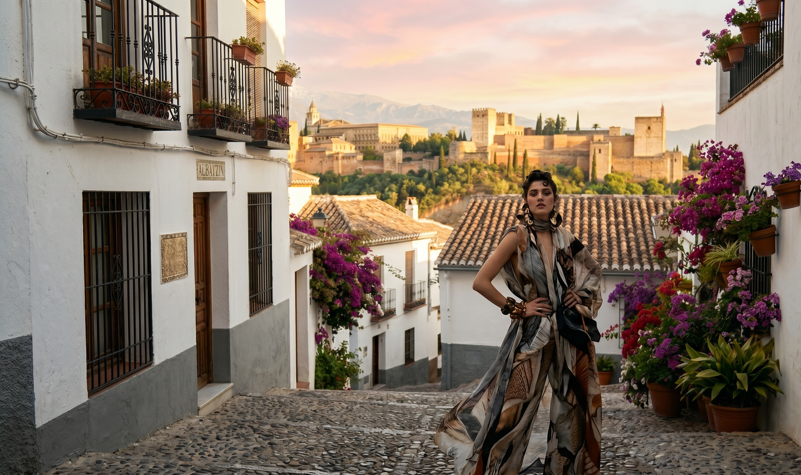 Fashion shoot in Granada