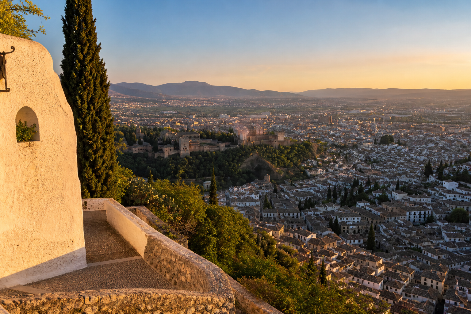 Granada landscape for location shoots