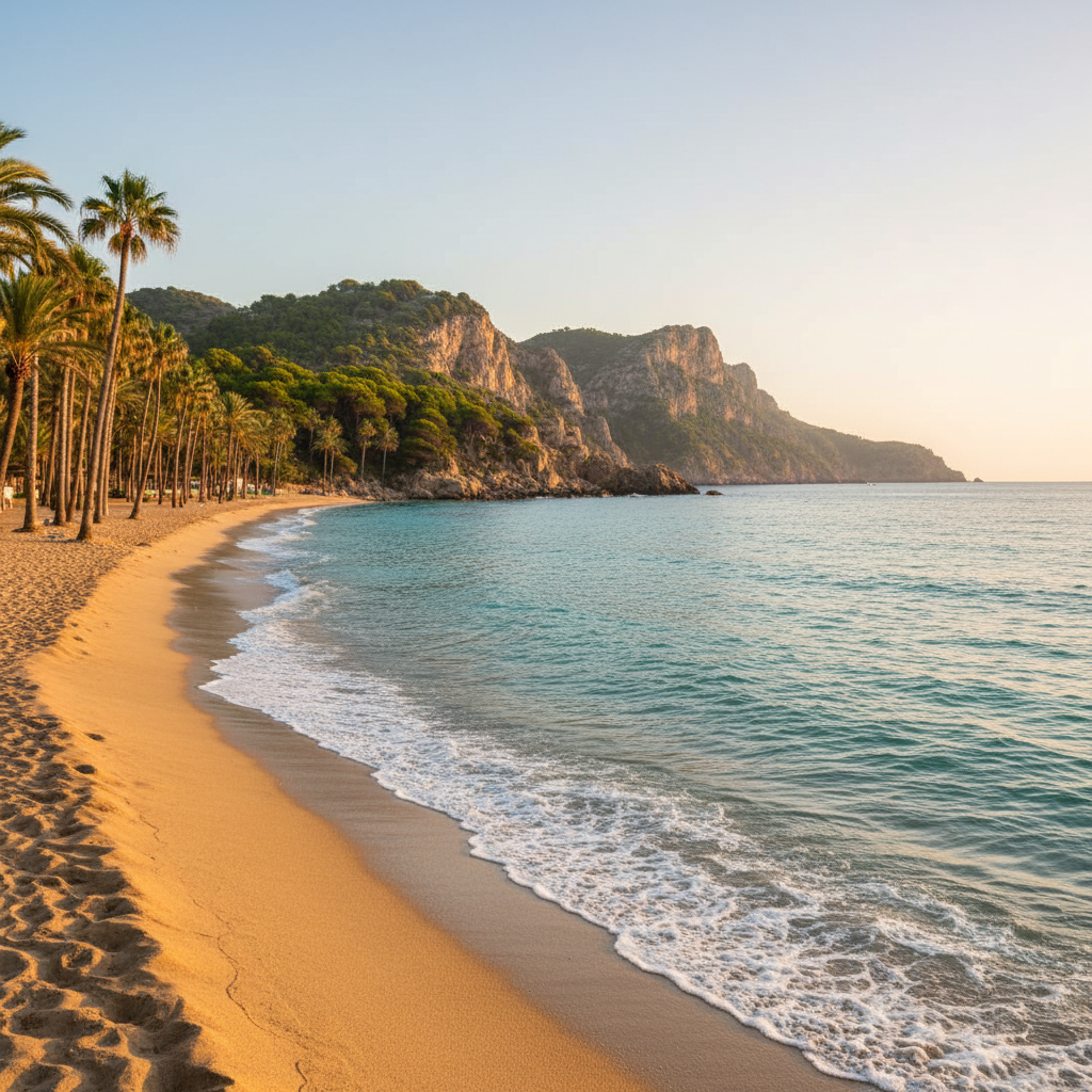 Mediterranean coastline shoot location