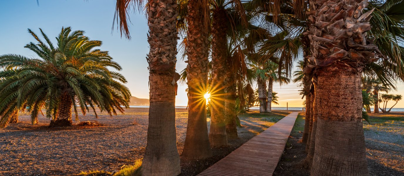 Mediterranean coast view